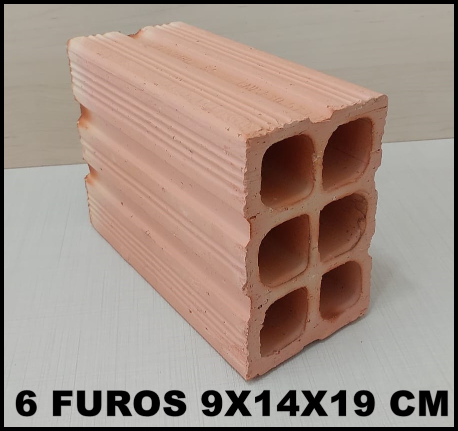 6 FUROS 9X14X19 CM